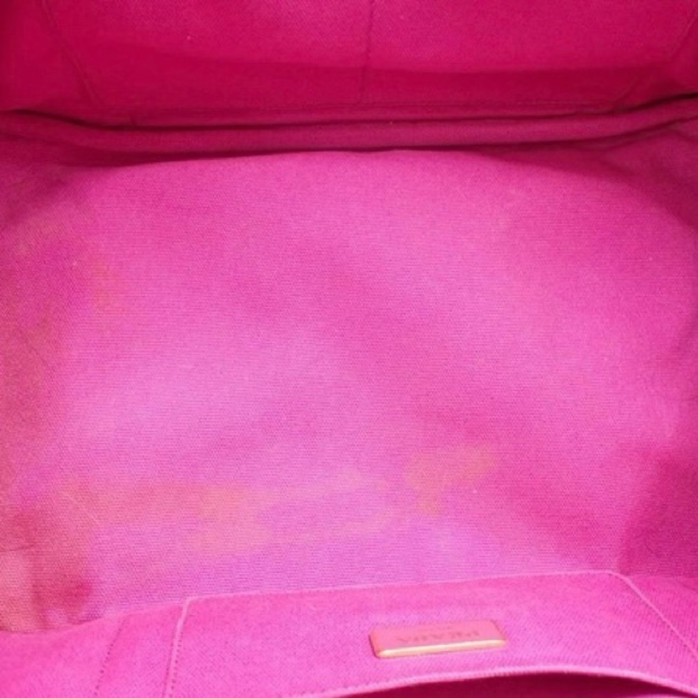 Prada Pink Canapa GM Tote with Dust Bag - Picture 9 of 12